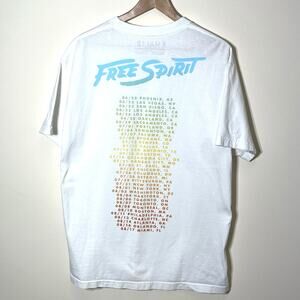 Khalid Free Spirit Tour 2019 Concert Gradient T Shirt Mens White Large
